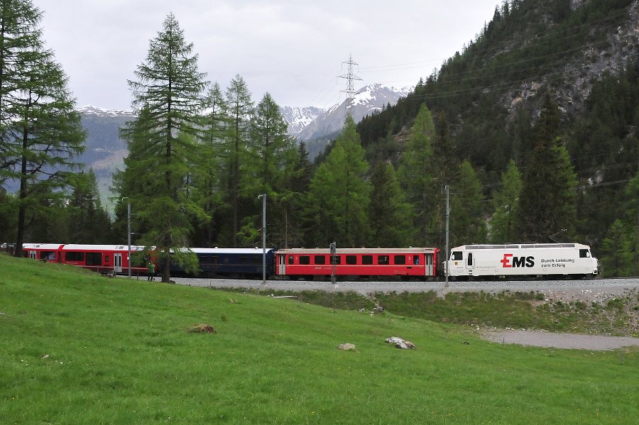 RhB Glacier Express, Allegra Triebwagen und andere (31)